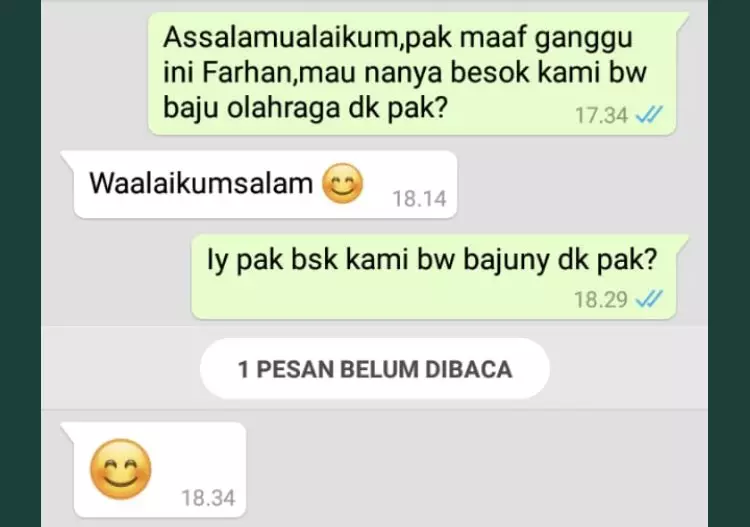 Balasan chat lucu dari guru berbagai sumber Balasan chat lucu dari guru berbagai sumber