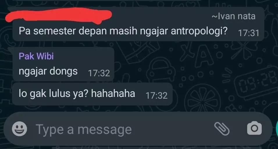 Balasan chat lucu dari guru berbagai sumber Balasan chat lucu dari guru berbagai sumber