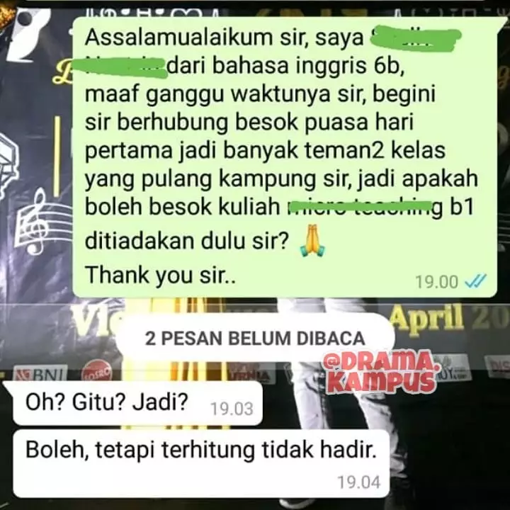 Balasan chat lucu dari guru berbagai sumber Balasan chat lucu dari guru berbagai sumber