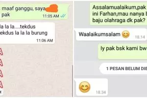 10 Balasan chat lucu dari guru di WA ini bikin murid tepuk jidat