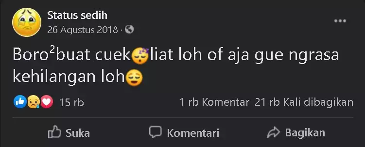 Status FB curhat Berbagai sumber Status FB curhat Berbagai sumber