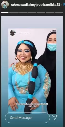 kekeyi jadi putri jasmine Instagram
