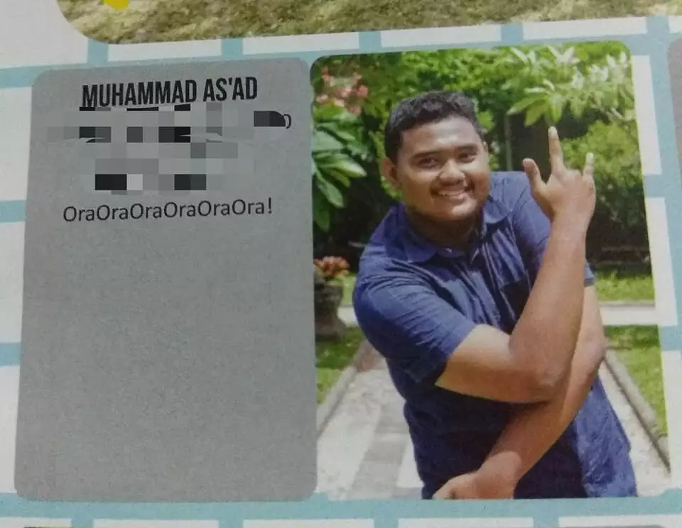 Quotes buku tahunan © Facebook/ Rizky Sinatra