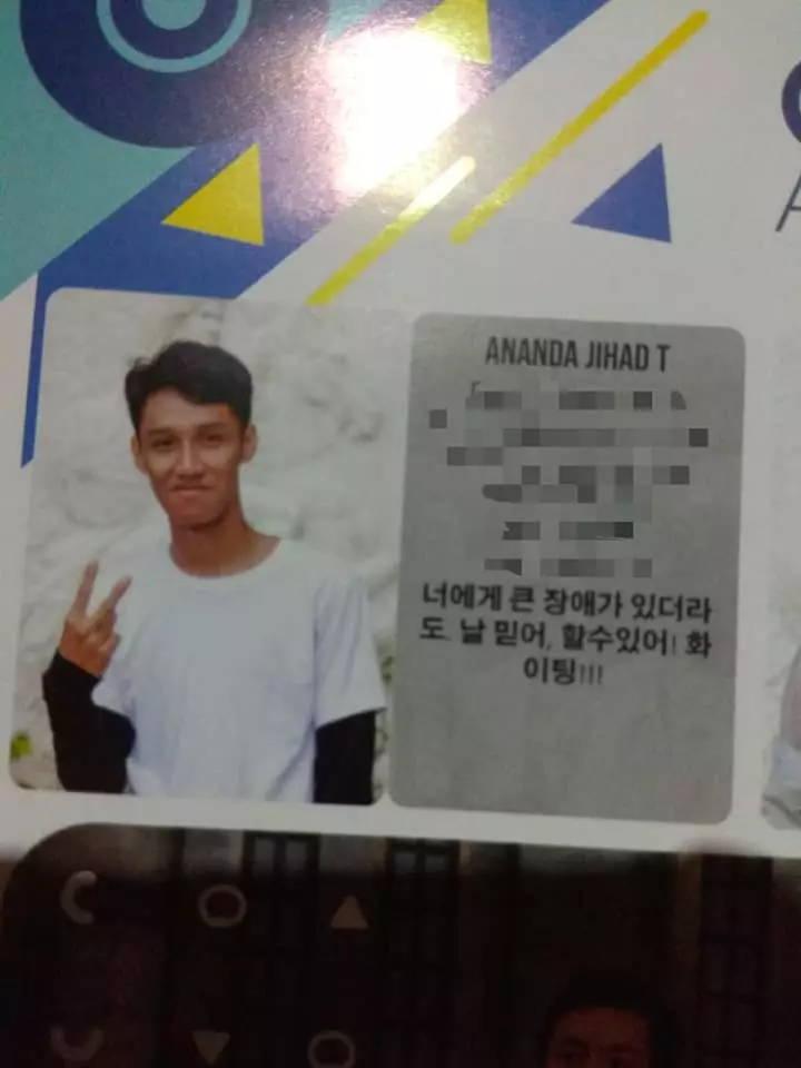 Quotes buku tahunan © Facebook/ Rizky Sinatra