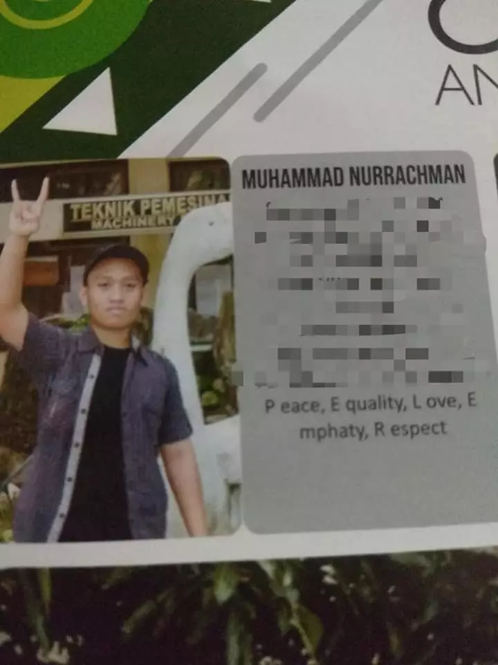 Quotes buku tahunan © Facebook/ Rizky Sinatra