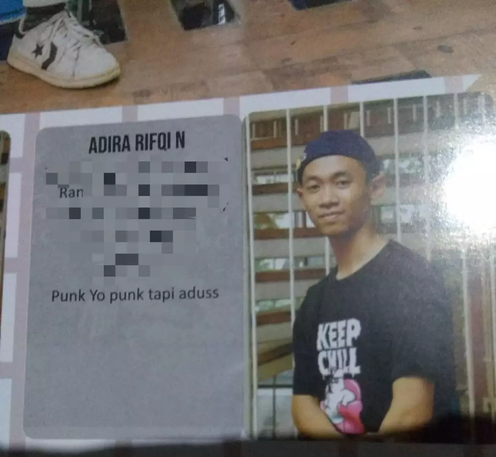 Quotes buku tahunan © Facebook/ Rizky Sinatra