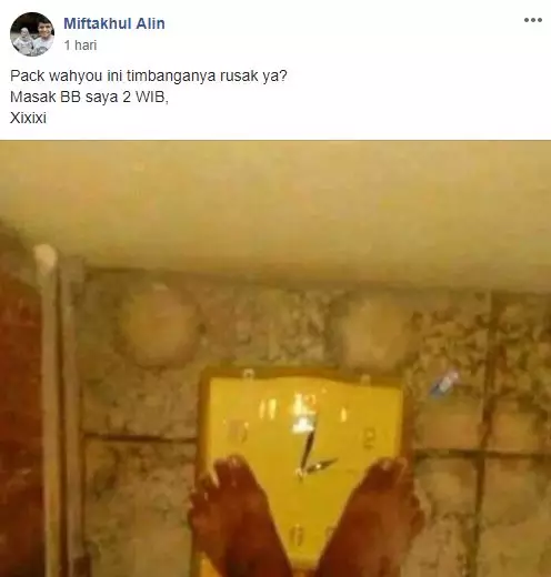Pertanyaan polos di FB © Facebook Pertanyaan polos di FB © Facebook