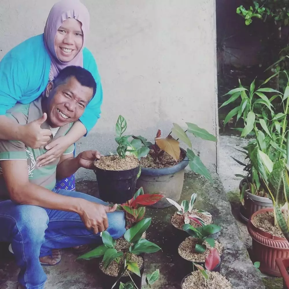 Potret mesra Kiwil dan Rohimah © Instagram