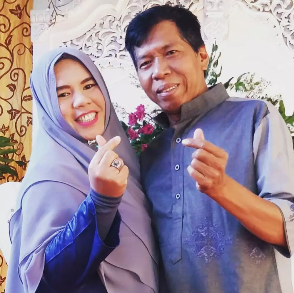 Potret mesra Kiwil dan Rohimah © Instagram