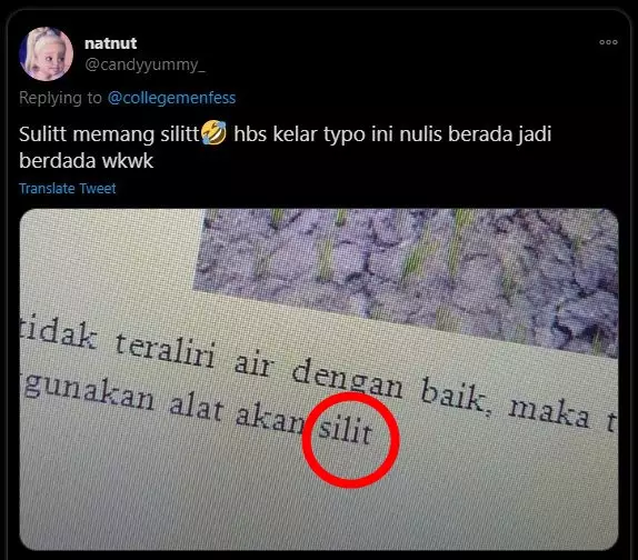 Typo lucu di tugas mahasiswa berbagai sumber Typo lucu di tugas mahasiswa berbagai sumber