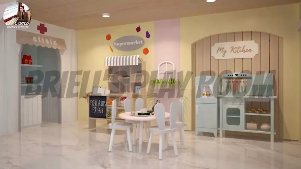 desain ruang bermain Gabriella © YouTube