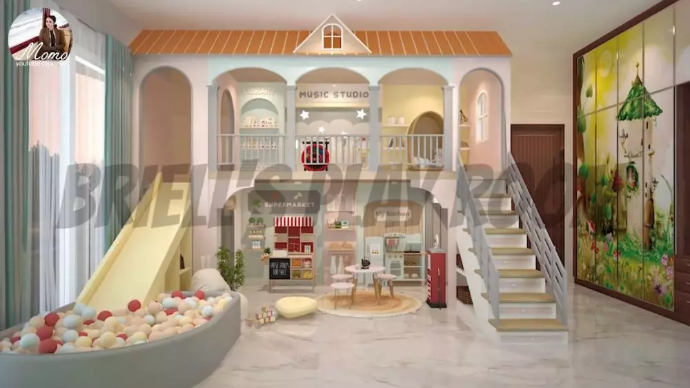 desain ruang bermain Gabriella © YouTube