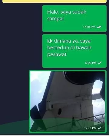 Chat ojek online pakai gambar berbagai sumber