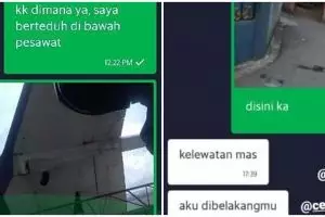 10 Chat driver ojek online dan penumpang pakai gambar ini kocak