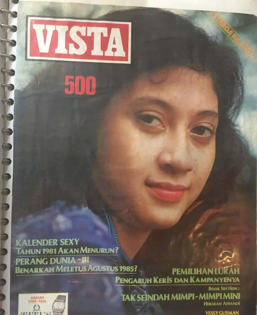 Yessy Gusman saat jadi cover girl © Instagram