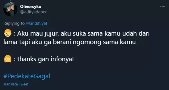 curhat gagal PDKT ngenes Twitter