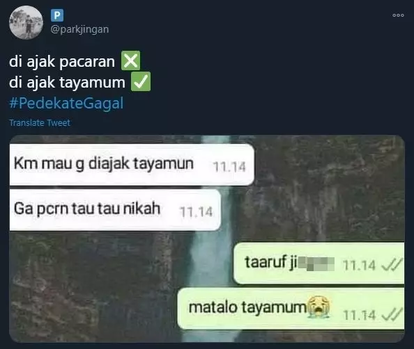 curhat gagal PDKT ngenes Twitter