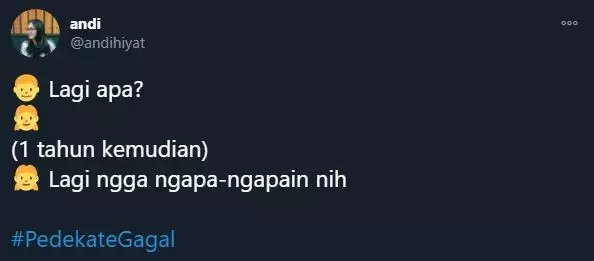 curhat gagal PDKT ngenes Twitter