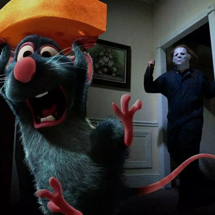 Editan film kocak © Instagram/@pixelfaker