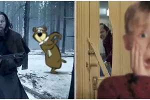 10 Editan foto gabungan adegan dua film ini bikin cerita jadi kocak