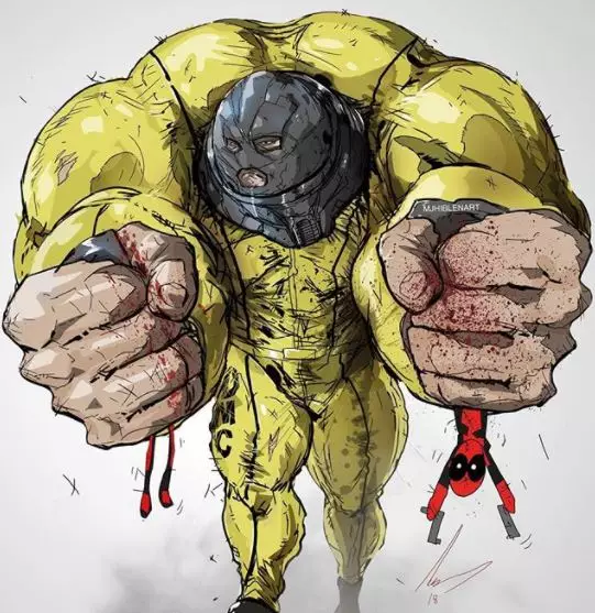 superhero mirip Hulk Instagram