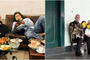 10 Momen Ahmad Dhani dan Mulan liburan ke Jogja-Solo, sowan Cak Nun