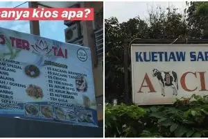 10 Papan nama rumah makan sulit dibaca ini bikin gagal paham