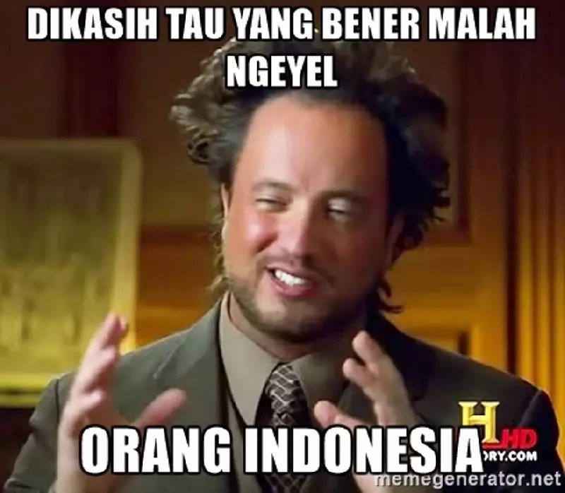 Meme kelakuan orang Indonesia Berbagai sumber Meme kelakuan orang Indonesia Berbagai sumber