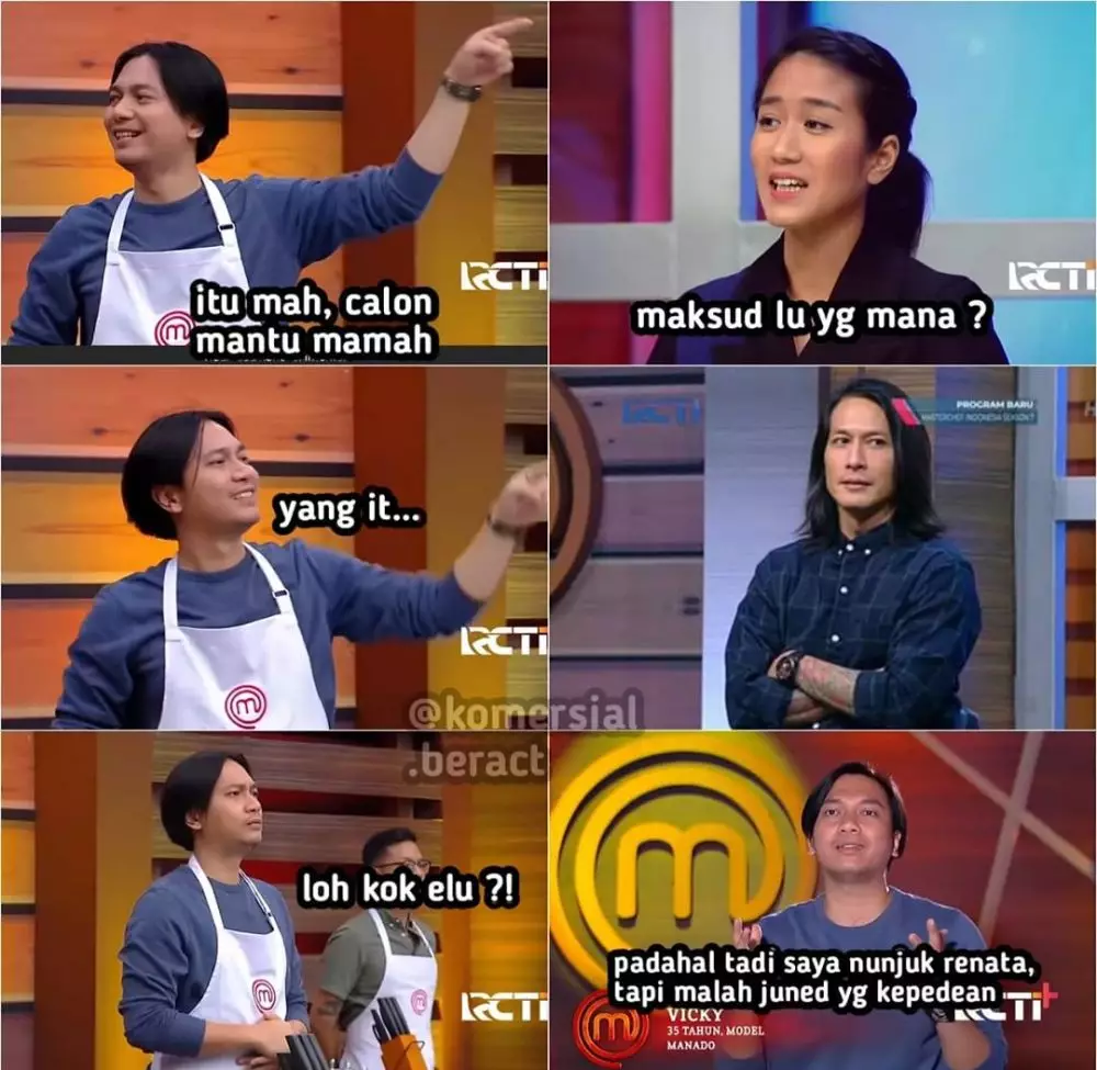 meme obrolan masterchef Berbagai sumber