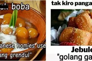 10 Meme makanan kekinian terinspirasi dari makanan tradisional, kocak