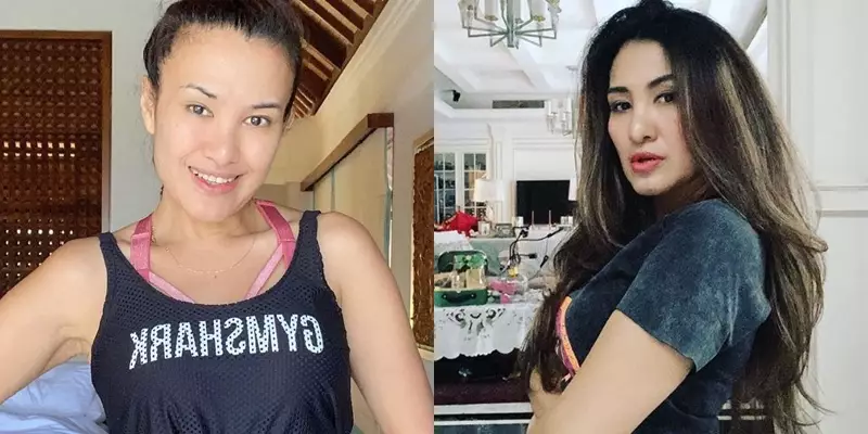 pedangdut 40-an tanpa & pakai makeup © Instagram pedangdut 40-an tanpa & pakai makeup © Instagram