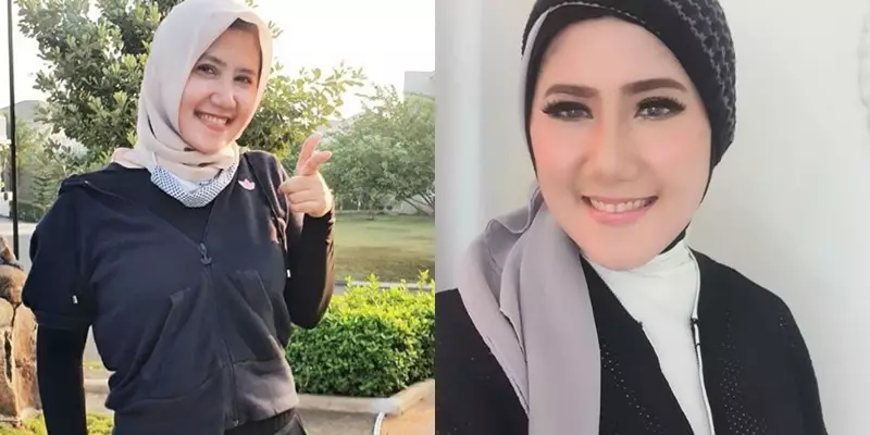 pedangdut 40-an tanpa & pakai makeup © Instagram pedangdut 40-an tanpa & pakai makeup © Instagram