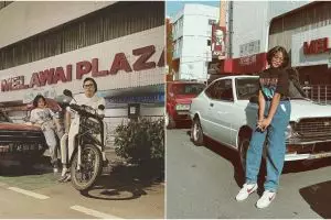 10 Gaya pemotretan keluarga Uya Kuya dengan tema retro, curi perhatian