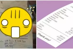 Viral struk makan dengan nominal fantastis, harga es teh jadi sorotan