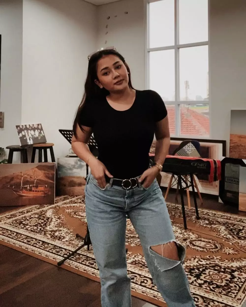 penampilan terbaru Mutia Ayu © 2020 Instagram