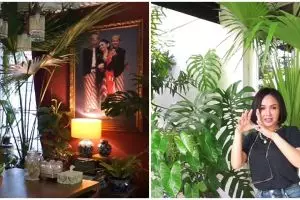 10 Potret rumah Yuni Shara yang dipenuhi tanaman, dapur jadi sorotan