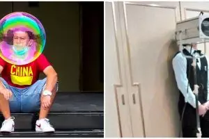 20 Momen pas orang dengan benda sekitar bikin lihat dua kali