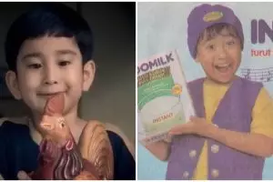 Beda penampilan 5 bintang iklan susu dulu dan kini, bikin pangling
