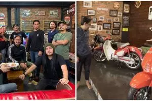 Potret garasi 8 seleb geng motor The Prediksi, koleksinya buat melongo