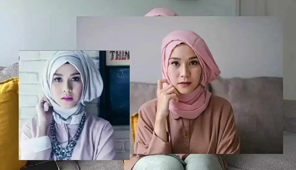 Zaskia Adya Mecca tirukan gaya hijab jadul © 2020 brilio.net YouTube