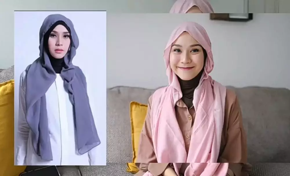 Zaskia Adya Mecca tirukan gaya hijab jadul © 2020 brilio.net YouTube