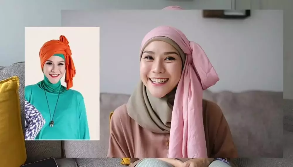 Zaskia Adya Mecca tirukan gaya hijab jadul © 2020 brilio.net YouTube
