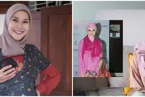 8 Potret Zaskia Adya Mecca tirukan gaya hijab jadul, hasilnya unik