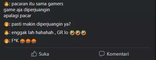 gagal gombal dari gamers Facebook gagal gombal dari gamers Facebook