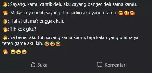 gagal gombal dari gamers Facebook gagal gombal dari gamers Facebook