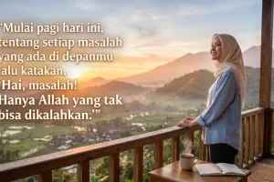175 Kata-kata mutiara pagi Islami, penuh semangat dan harapan bikin termotivasi