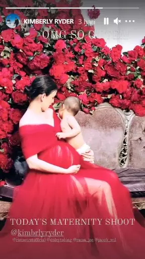Pemotretan maternity Kimberly Ryder © Instagram Pemotretan maternity Kimberly Ryder © Instagram