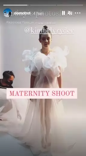 Pemotretan maternity Kimberly Ryder © Instagram Pemotretan maternity Kimberly Ryder © Instagram
