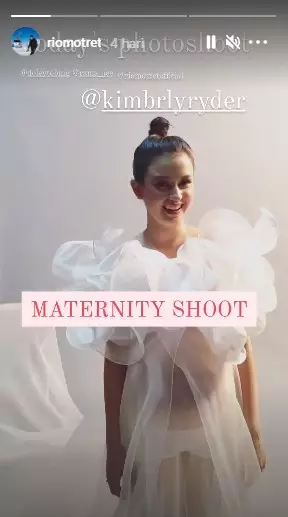 Pemotretan maternity Kimberly Ryder © Instagram Pemotretan maternity Kimberly Ryder © Instagram