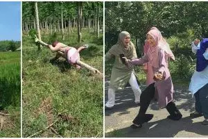 10 Momen apes emak-emak di luar rumah, pengin ketawa takut kualat